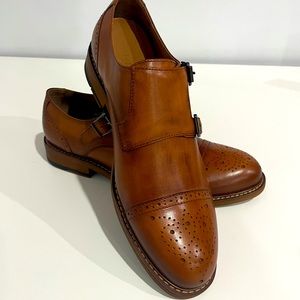 Brown men’s shoes. Size 7. Brand new in box.